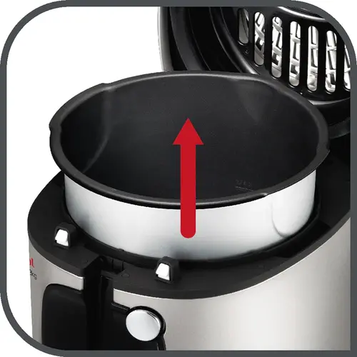 Фритюрник, Tefal FR480015 Fry Deep Fry Xxl Mega 2 Kg Blk - image 2