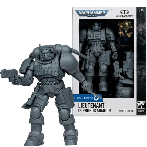 Фигурка Warhammer 40,000 Lieutenant in Phobos Armour (Ultramarines) Artist Proof 7in Figure McFarlane - image 3
