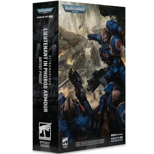 Фигурка Warhammer 40,000 Lieutenant in Phobos Armour (Ultramarines) Artist Proof 7in Figure McFarlane - image 8