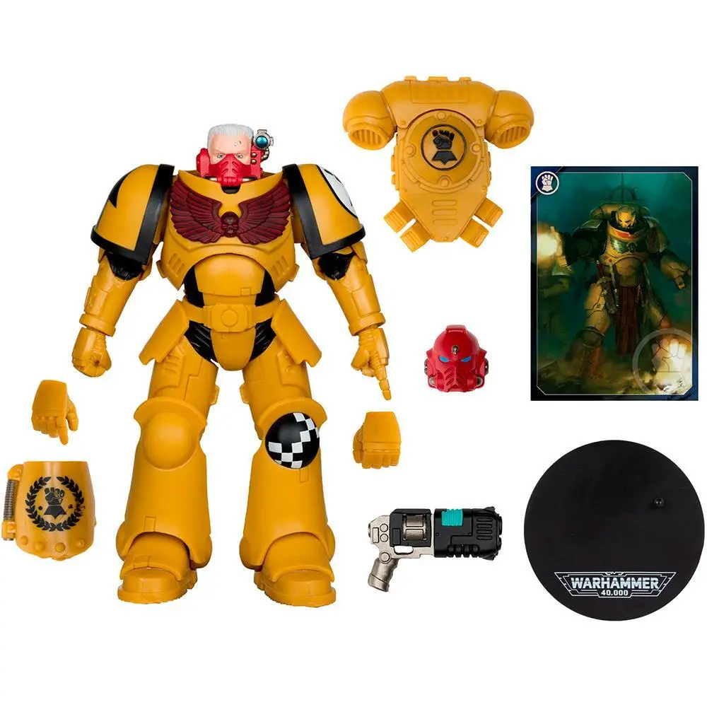 Figurină Warhammer 40,000 Intercessor Sergeant (Imperial Fist) Gold Label 7in Figure McFarlane - image 1