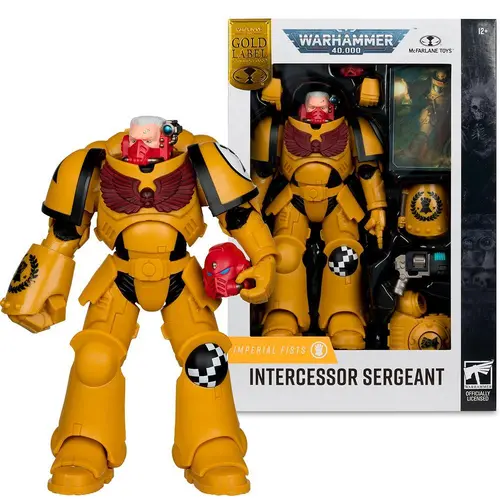 Φιγούρα Warhammer 40,000 Intercessor Sergeant (Imperial Fist) Gold Label 7in Figure McFarlane - 4