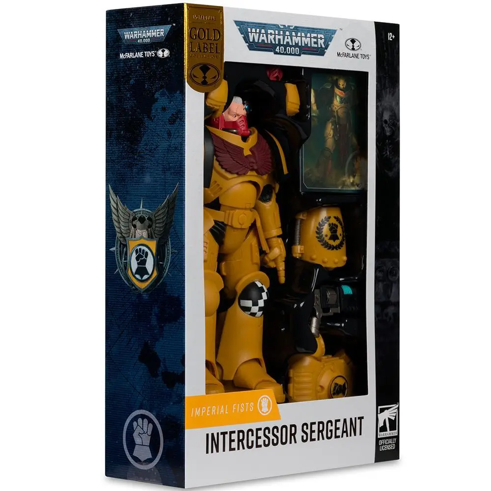 Φιγούρα Warhammer 40,000 Intercessor Sergeant (Imperial Fist) Gold Label 7in Figure McFarlane - image 7