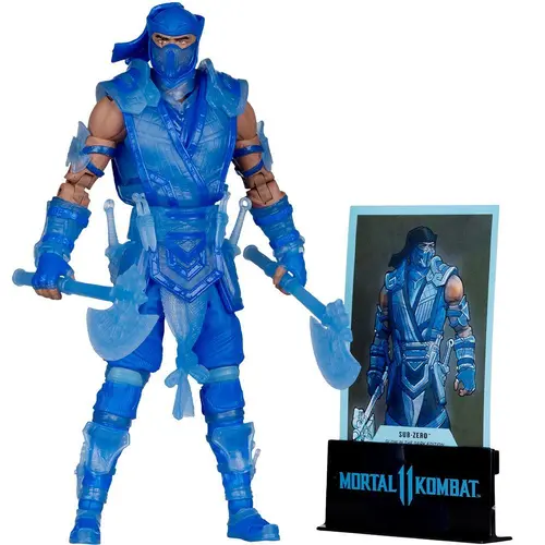 Фигурка McFarlane Toys MORTAL KOMBAT 11 - Sub-Zero (Glow In The Dark Edition - Gold Label) - image 2