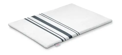 Термоподложка, Beurer HK 26 Heat Pad; 3 Illuminated temperature settings; Auto switch-off after 90 min;Cotton cover washable on 40°; BSS;40(L)x30(W) cm; white-grey - image 1