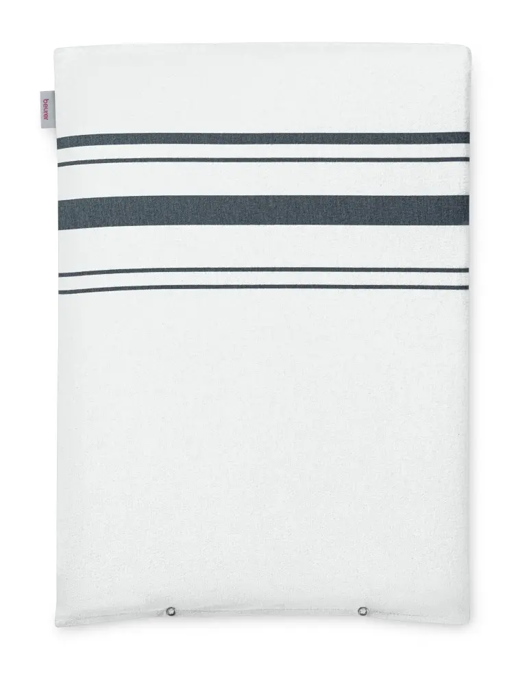 Термоподложка, Beurer HK 26 Heat Pad; 3 Illuminated temperature settings; Auto switch-off after 90 min;Cotton cover washable on 40°; BSS;40(L)x30(W) cm; white-grey - image 2