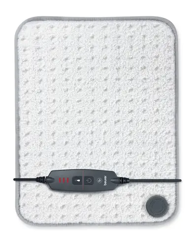 Pernă termică electrică, Beurer HK 43 Super Cosy cu suprafață extra moale; 3 setări de temperatură iluminate; Încălzire rapidă; Oprire automată după - 1