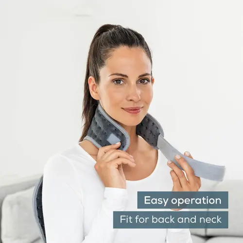 Термоподложка, Beurer HK 64 Back & neck heat pad; Soft, cosy material; Automatic switch-off; BSS; Machine-washable at 30°C; Fast heating; 3 Illuminated temperature settings - image 3