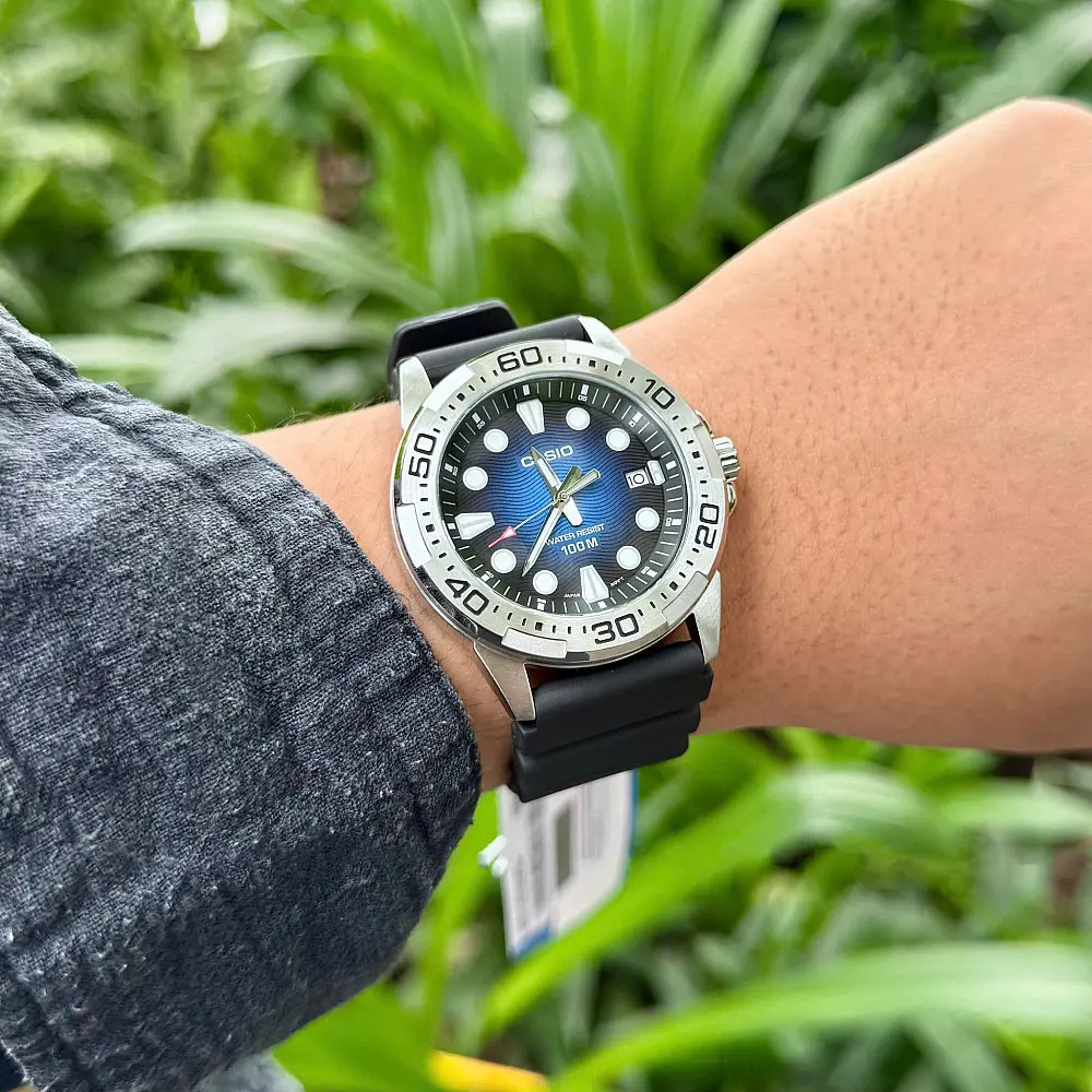 Мъжки аналогов часовник Casio - MTD-140-2AVDF - image 2
