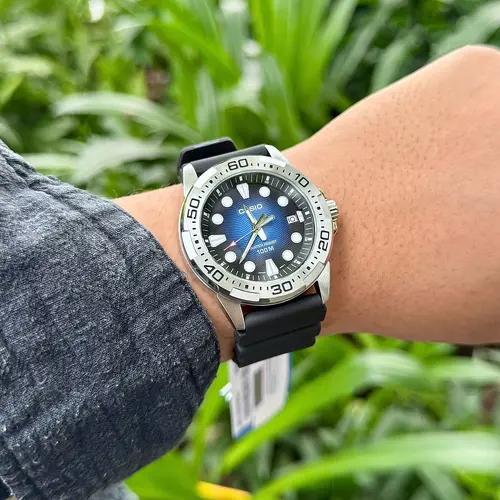 Мъжки аналогов часовник Casio - MTD-140-2AVDF - image 2
