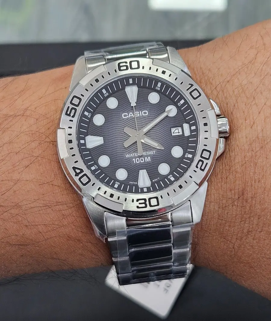 Ανδρικό αναλογικό ρολόι Casio - MTD-140D-1AVDF - image 2