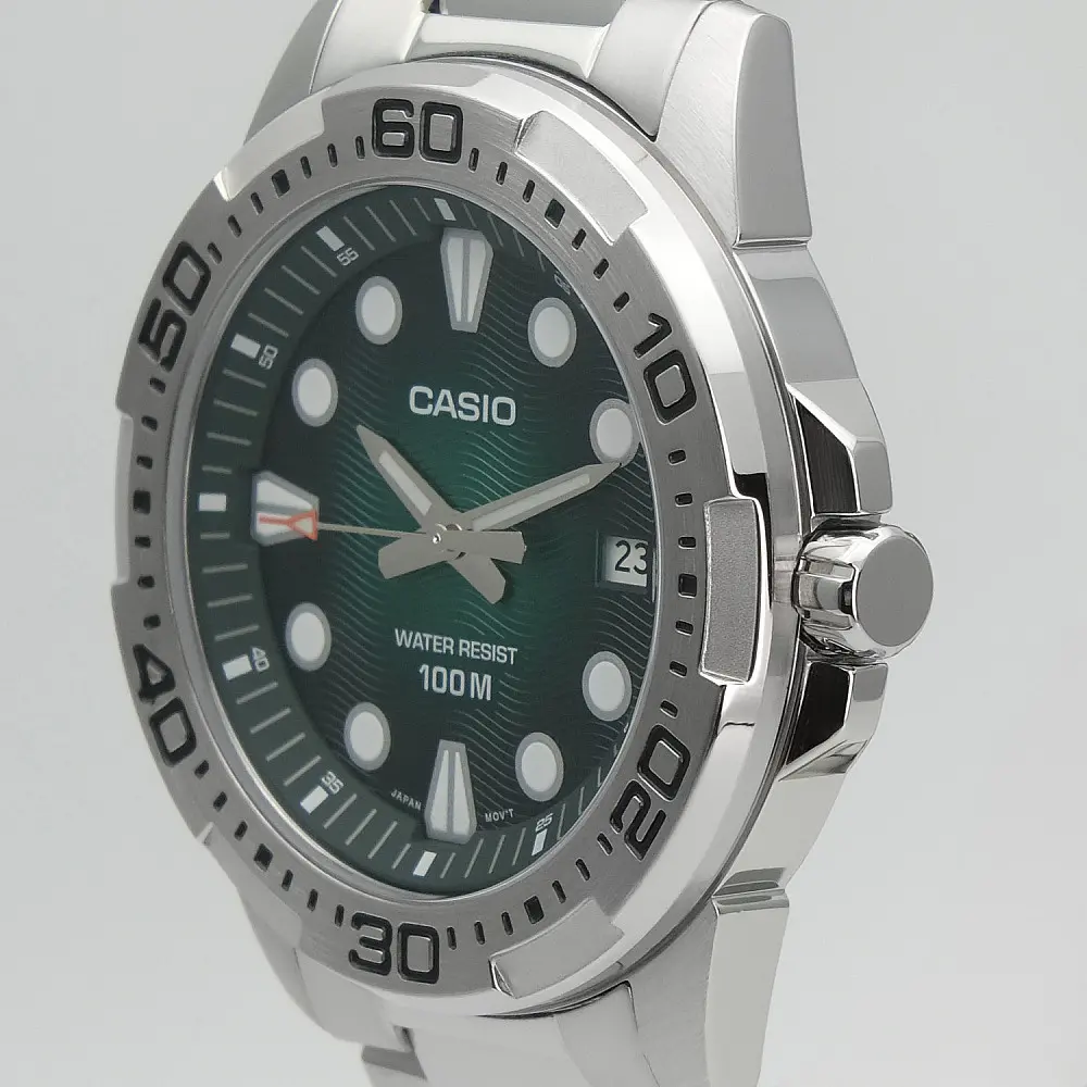 Мъжки аналогов часовник Casio - MTD-140D-3AVDF - image 1