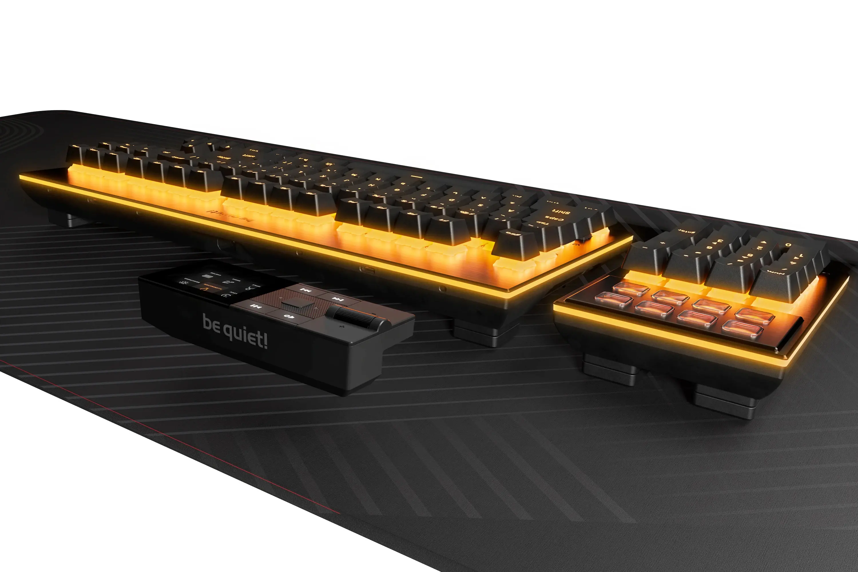 be quiet! професионална геймърска механична клавиатура Professional Gaming Mechanical Keyboard DARK MOUNT - be quiet! Silent Switches [Linear] - image 3
