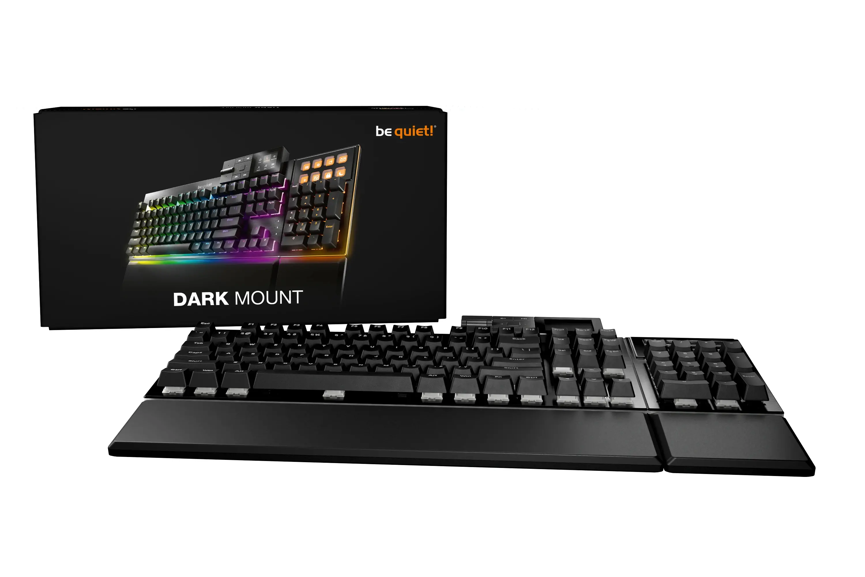 be quiet! професионална геймърска механична клавиатура Professional Gaming Mechanical Keyboard DARK MOUNT - be quiet! Silent Switches [Linear] - image 7