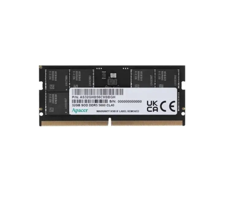 Памет, Apacer 32GB Notebook Memory - DDR5 SODIMM 5600Hz
