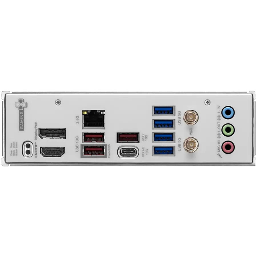 MSI B850 GAMING PLUS WIFI6E, ATX, Socket AM5, 4x DDR5 Dual Channel up to 8200(OC)MHz, 2x PCIe x16 slot, 2x M.2 slot, 4x USB 5Gbps, 3x USB 10Gbps, 1x USB 10Gbps Type-C, HDMI, DP, 7.1 HD Audio, 2.5G LAN, WiFI 6E, BT, 3Y - image 2