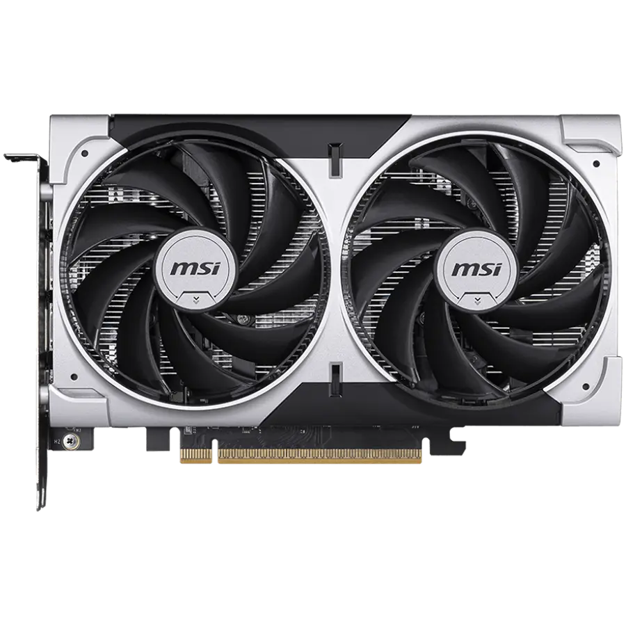 MSI Video Card NVIDIA GeForce RTX 5050 8G VENTUS 2X OC, 8GB GDDR6, 128-bit, 2602 MHz Boost, 2560 CUDA Cores, PCIe 5.0 (x8), 3x DP 2.1b, HDMI 2.1b, RAY TRACING, Dual Fan, 130W TDP, 8-pin PCIe Power, G-SYNC, 2-Slot, 3Y - image 1