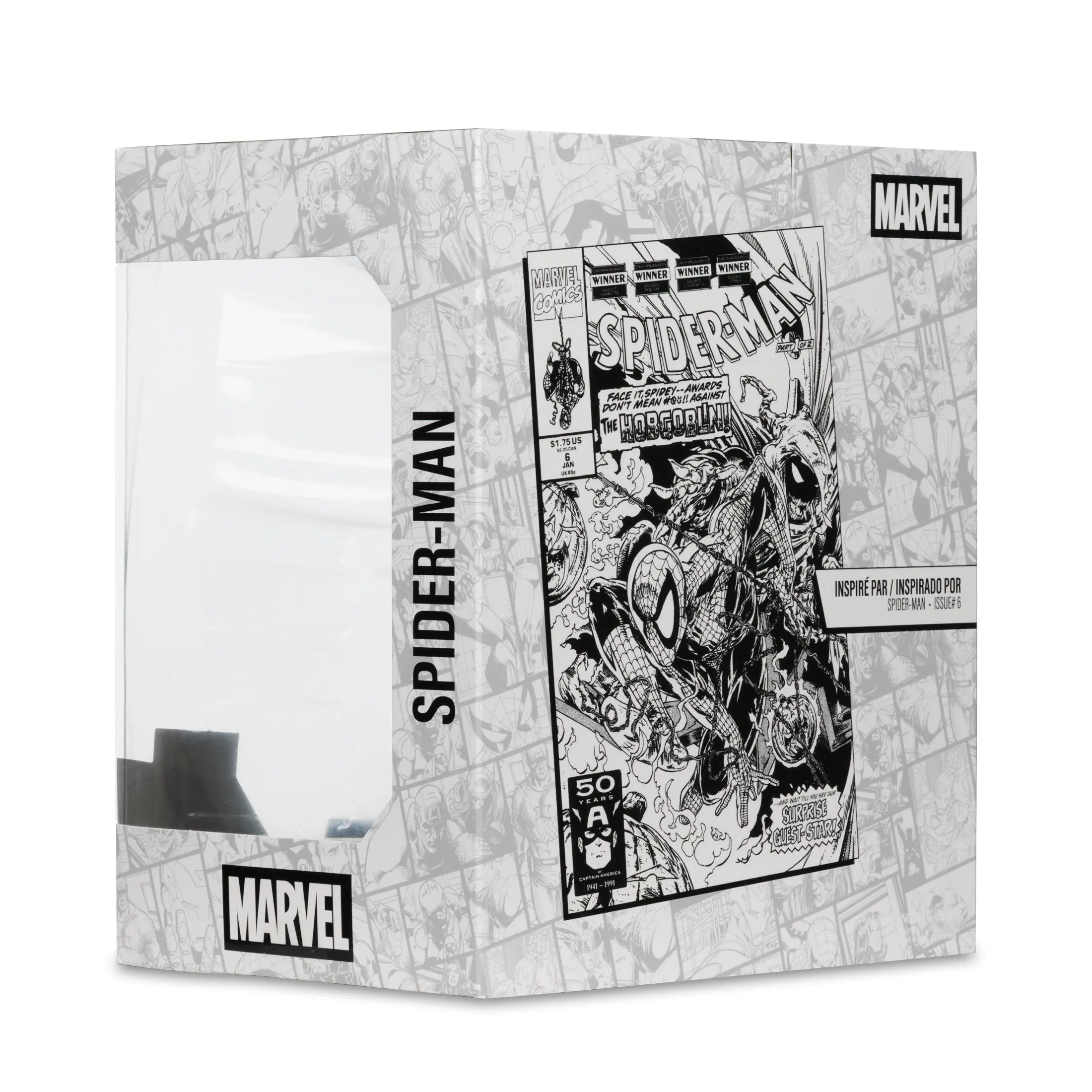 Фигурка FMarvel Spider-Man (Line Art) 1:10th Scale Collectible with Scene (Spider-Man #6) Gold Label - image 7