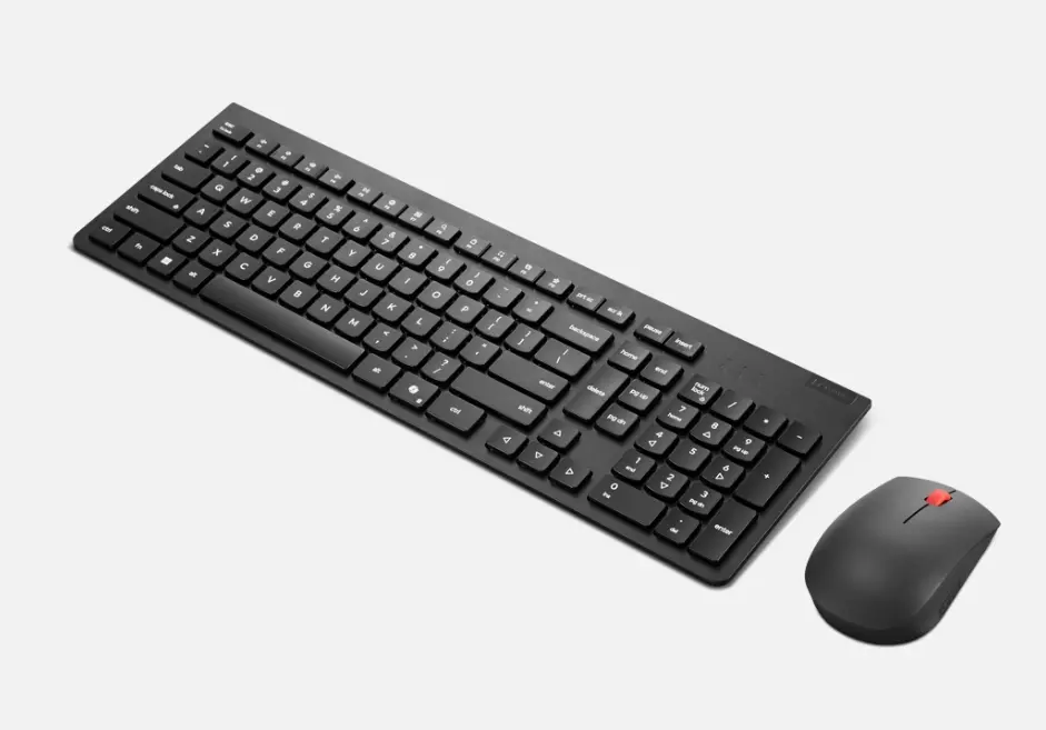 Комплект, Lenovo Essential Wireless Combo Keyboard & Mouse Gen2 Black-Bulgarian - image 2