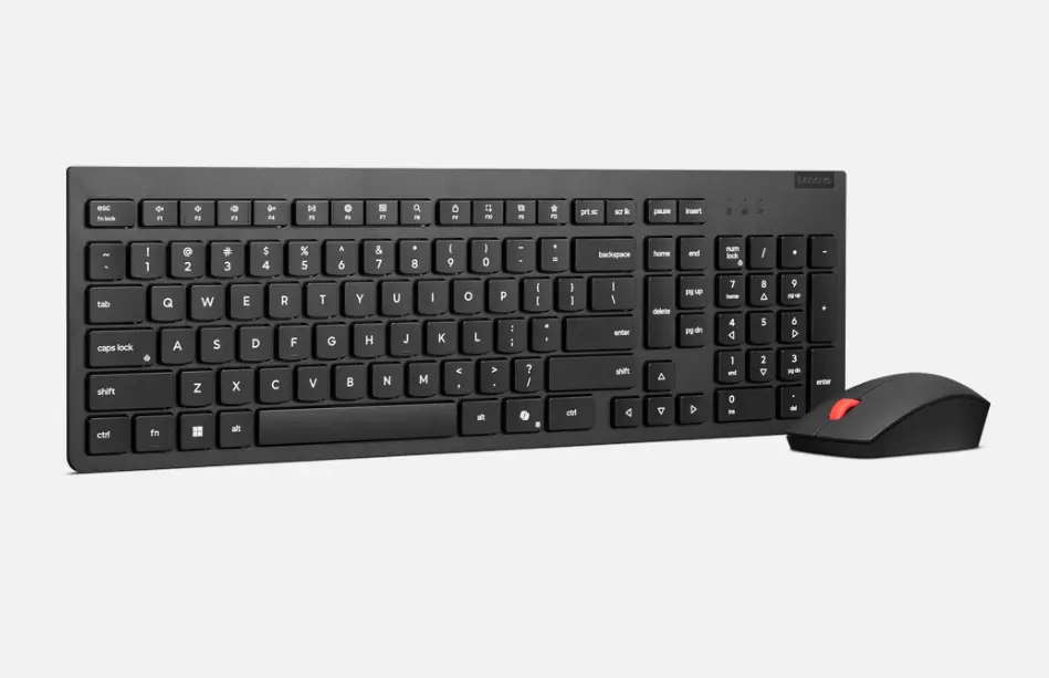 Комплект, Lenovo Essential Wireless Combo Keyboard & Mouse Gen2 Black-Bulgarian - image 5