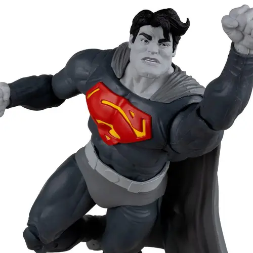 Figurină DC Multiverse Superman (The Dark Knight Returns) Black & White Accent Edition Gold Label 7in - 2