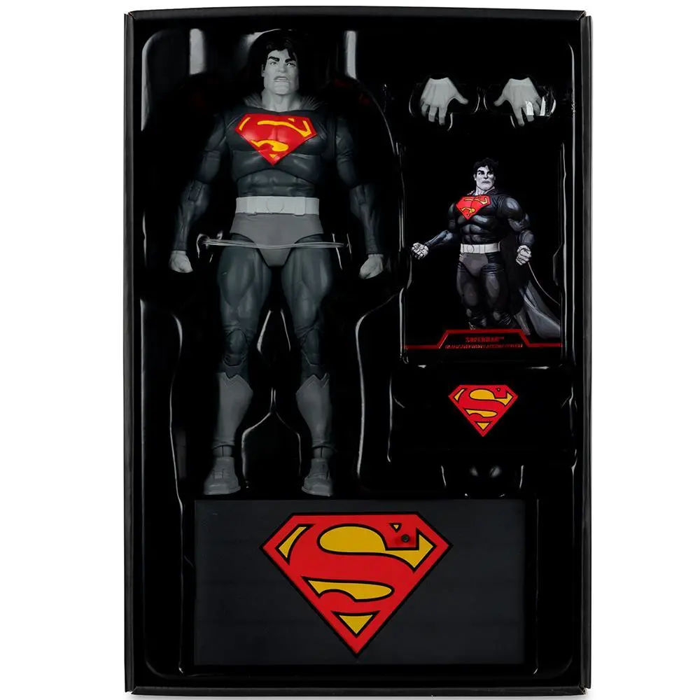 Фигурка DC Multiverse Superman (The Dark Knight Returns) Black & White Accent Edition Gold Label 7in - image 6