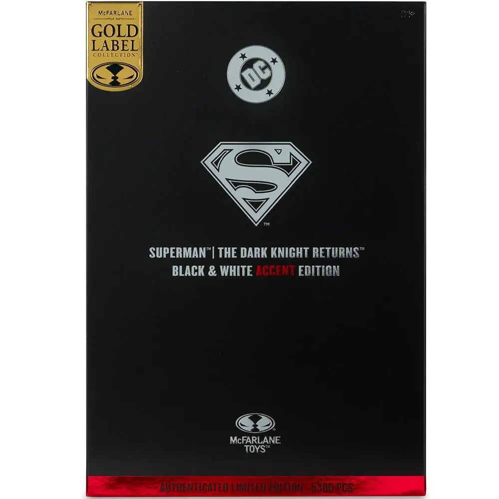 Фигурка DC Multiverse Superman (The Dark Knight Returns) Black & White Accent Edition Gold Label 7in - image 7