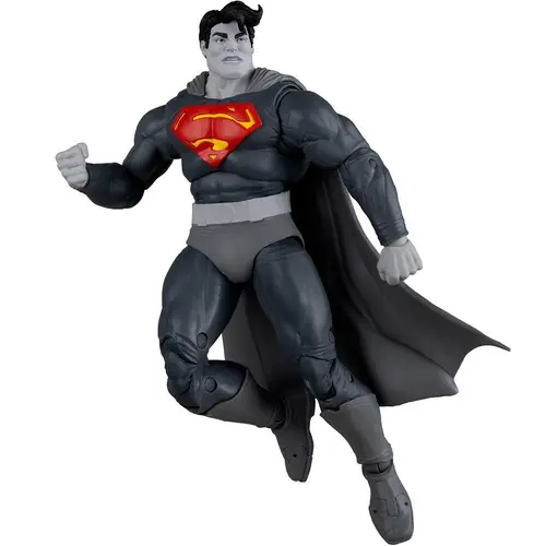 Figurină DC Multiverse Superman (The Dark Knight Returns) Black & White Accent Edition Gold Label 7in - 1