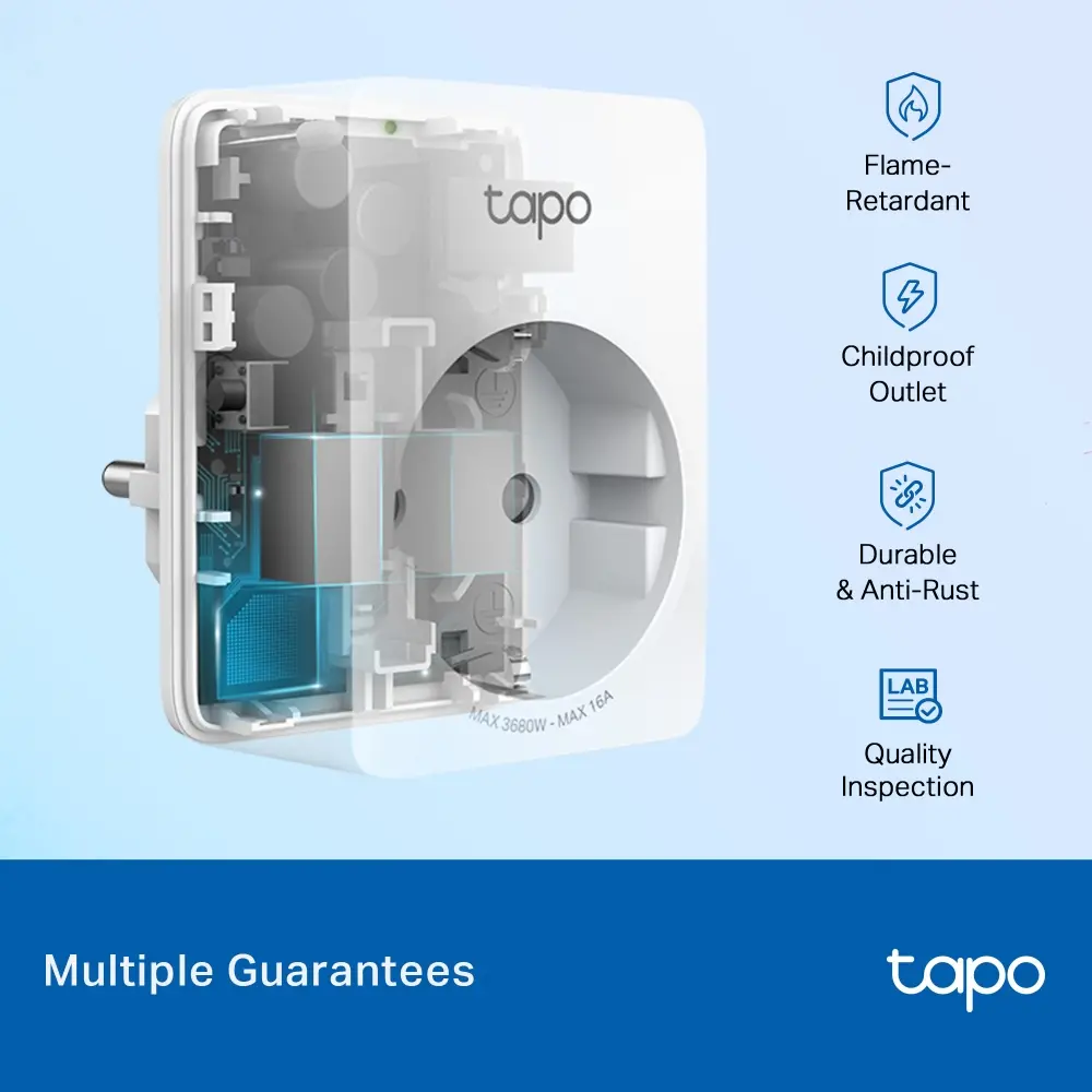 Управляем контакт TP-LINK Tapo P110(4-pack), Wi-Fi, Energy Monitoring,3680W - image 4