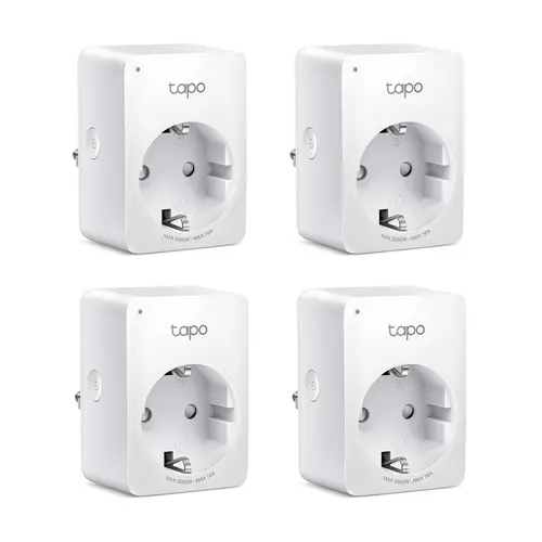 Priză inteligentă TP-LINK Tapo P110(4-pack), Wi-Fi, Energy Monitoring, 3680W - 1
