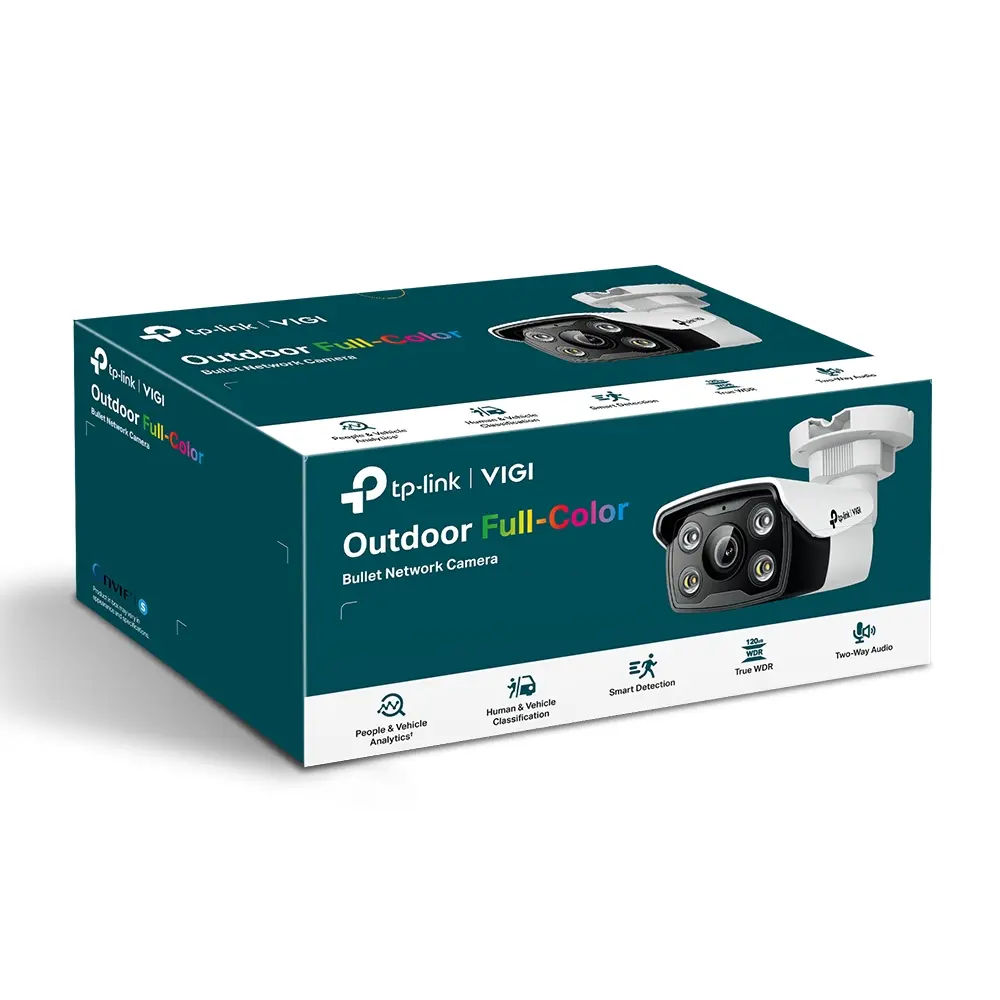 Камера TP-LinkVIGI C350(4mm), 5MP, булет,Full-Color,Outdoor, мрежова - image 8