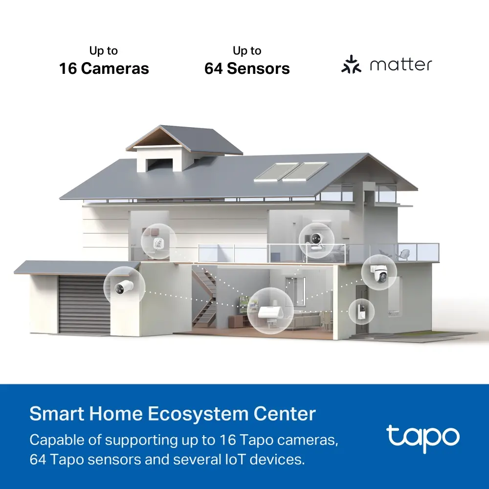 Интелигентен хъб TP-Link Tapo H500, Smart HomeBase - image 5