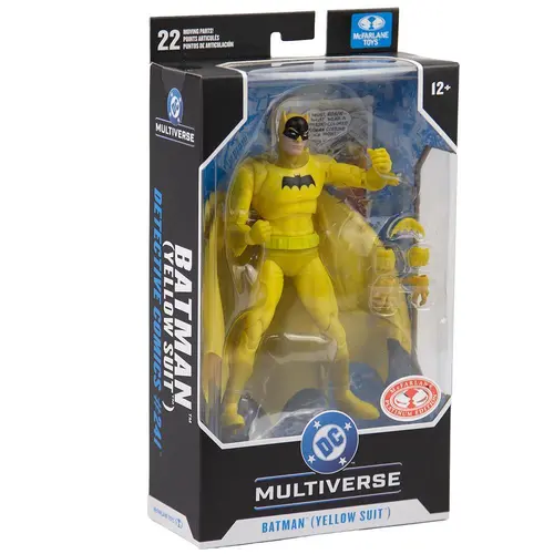 Figurină McFarlane Toys DC MULTIVERSE Batman Yellow Suit (Detective Comics #241 - Red Platinum Chase - 4