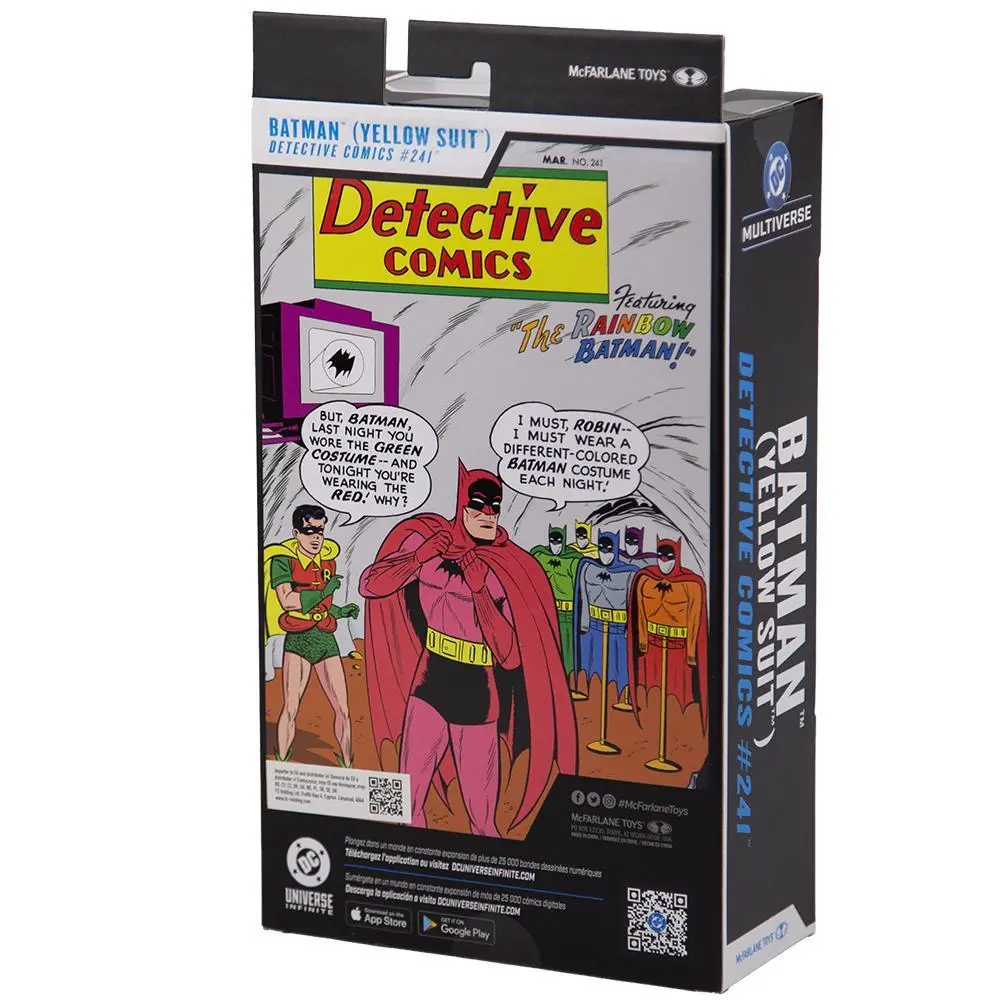 Фигурка McFarlane Toys DC MULTIVERSE Batman Yellow Suit (Detective Comics #241 - Red Platinum Chase - image 5