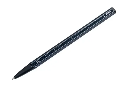 Многофункционална химикалка Troika - CONSTRUCTION BASIC CARBON, черна