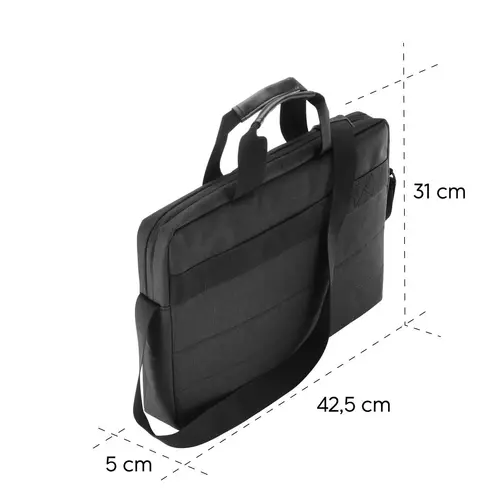 Τσάντα laptop Hama "Genua", έως 40 cm (15.6"), μαύρη - 14