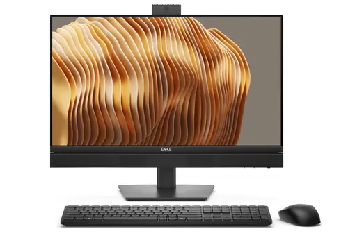Настолен компютър - всичко в едно, Dell Pro 24 All-in-One QC24250, Intel Core Ultra 7 265 (13 TOPS NPU, 20 cores, up to 5.3GHz), 23.8", FHD 1920x1080, 100 Hz, IPS, AG, 1x16 GB, DDR5, up to 5600 MT/s, 512GB SSD, Integrated Graphics, Height Adjustable Stand, FHD HDR Camera, WiFi 6E+BT