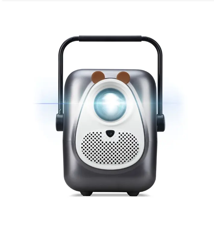 Мултимедиен проектор, AOPEN Projector QF23s (powered by Acer), portable, LCD, LED, FHD (1920x1080), 6500 LED Lumens (250 ANSI), 1000:1, 1x, HDMI 1.4, USB (Type A) x1 share output port, Speakers 2x3W, (V 5.4, BT In/Out), Auto Focus, 1.23 kg, 2Y, Grey - image 1