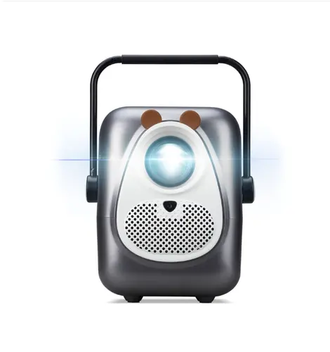Мултимедиен проектор, AOPEN Projector QF23s (Grey), LCD, LED Light Source, Full HD (1920x1080), 250 ANSI Lumens (6500 LED Lumens), 1000:1, Auto Focus, HDMI 2.0, HDMI 2.0 (HDCP) x 1, USB (Type A 2.0) x1 share output port, Speakers 2x3W,  (V 5.4, BT In/Out), 1.23 kg, Grey - image 1