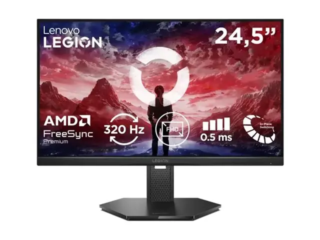 LENOVO Legion 25-10 24.5inch IPS 1920x1080 16:9 320Hz 1000:1 300cd/m2 0.5ms 2xHDMI 2.1 1xDP 1.4 1xAudio Out HDR10 99 sRGB 3y