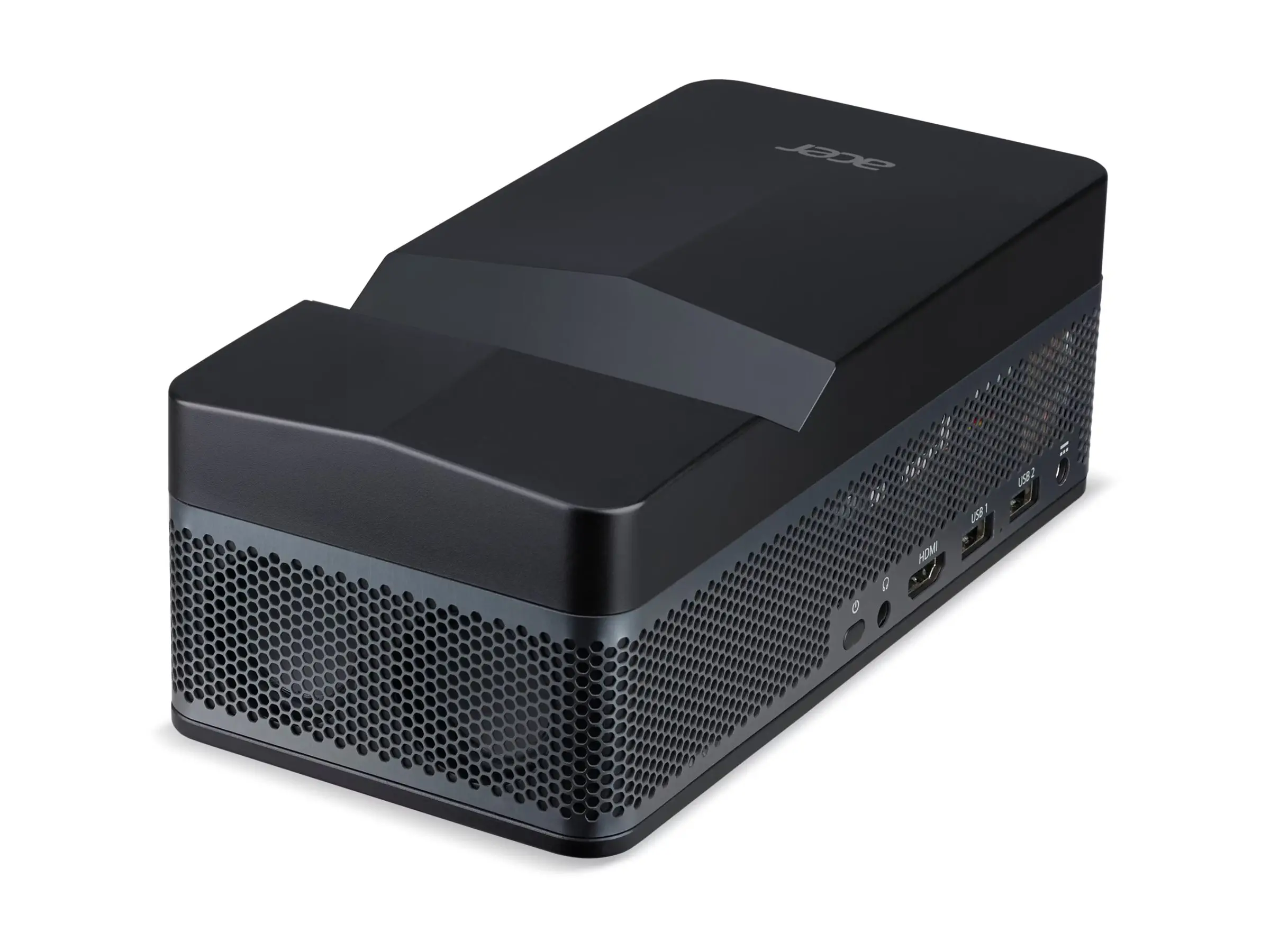 Мултимедиен проектор, Acer Projector PD1520Us, DLP, Portable Ultra Short Throw, FHD (1920x1080), 2000 LED Lumens (500 ANSI), 10 000:1, 1x, HDMI 2.0, USB-A, Audio in/out, DC out x2, Speakers 2x3W, Interactive Module, Smart PJ, Auto Focus, 730 g, 3Y, White - image 3