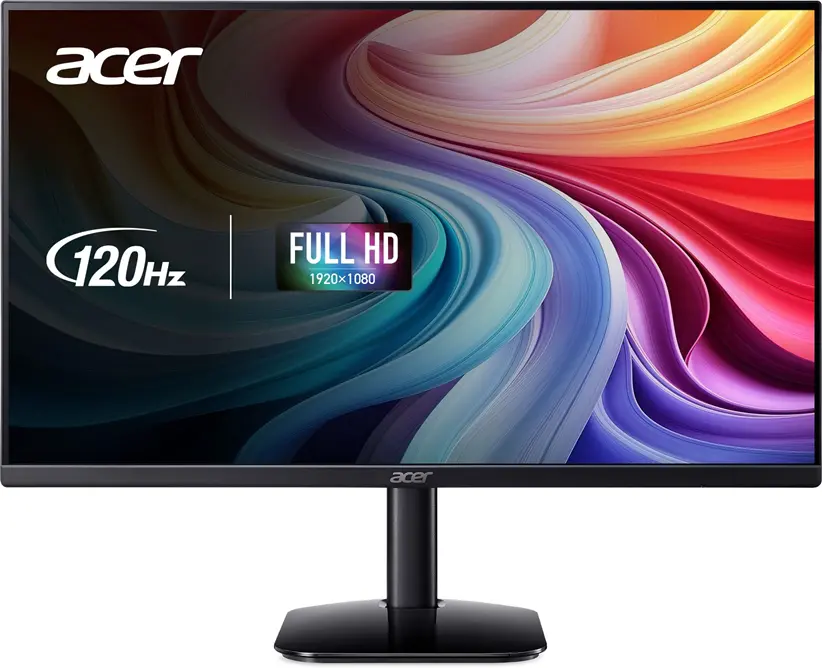 Монитор, Acer KB272P6bi, 27'' FHD (1920x1080), IPS, 144Hz, 100M:1, 250nits, 1ms (VRB), FreeSync, HDMI, VGA, VisionCare, ZeroFrame, Energy Class D, Black, 2Y
