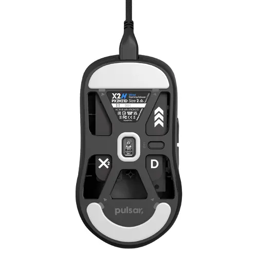 Pulsar професионална геймърска мишка Wired Gaming Mouse X2H Wired Size2 Black - image 1