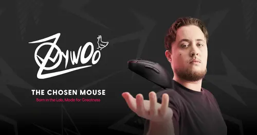Pulsar професионална геймърска мишка Wireless Gaming Mouse ZywOo The Chosen Mouse Size1 Black 8K - image 6