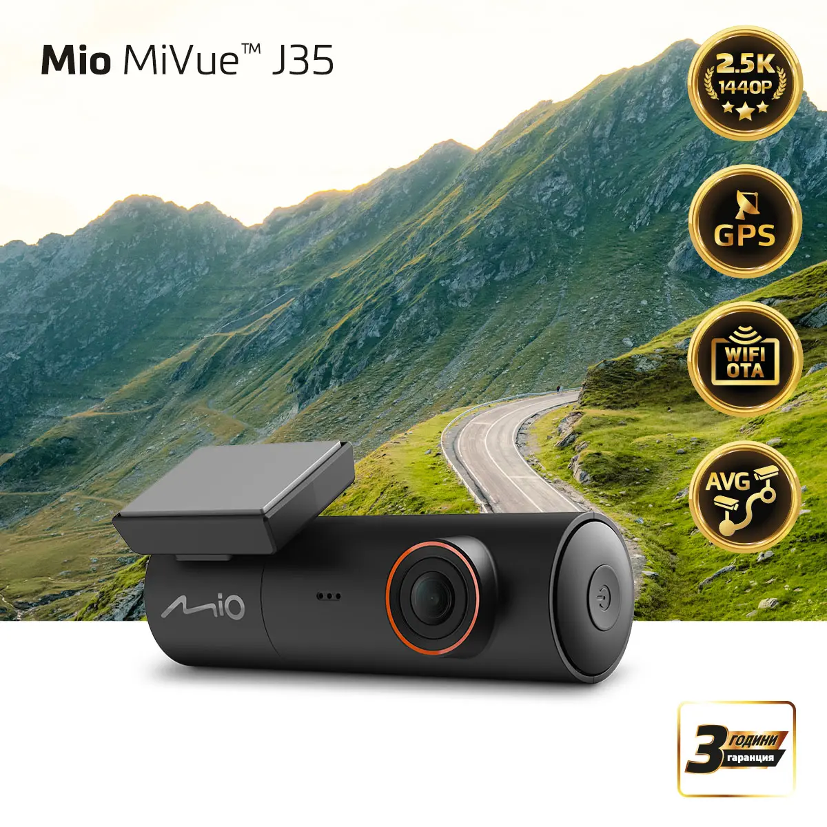 Cameră auto DVR MIO MiVue™ J35