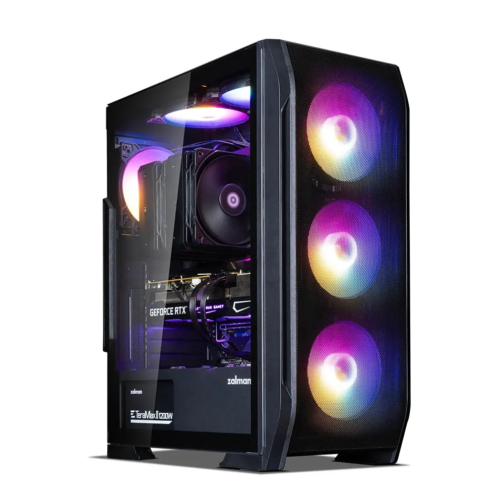 Zalman кутия за компютър Case ATX - N7 PLUS - 7 fans included, Tempered Glass - image 1