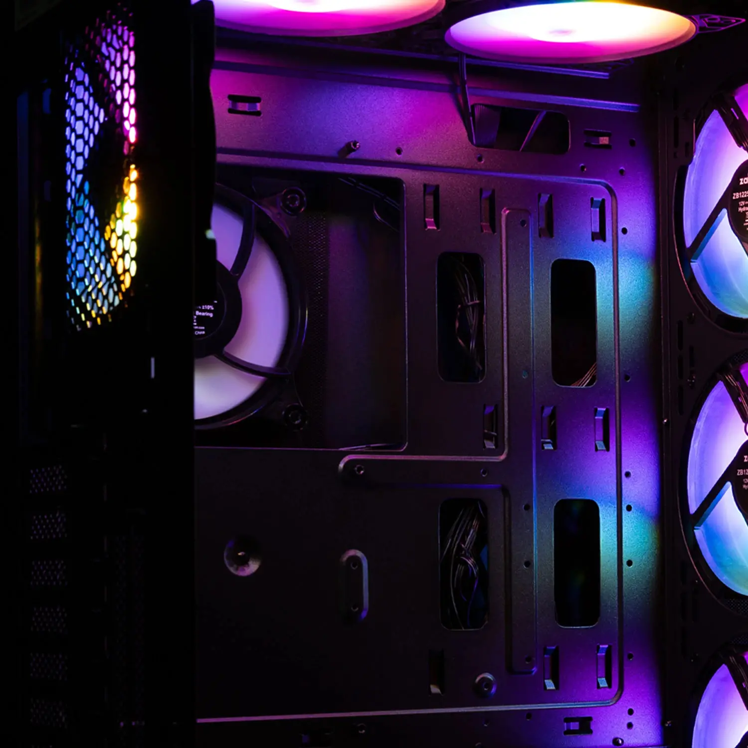 Zalman кутия за компютър Case ATX - N7 PLUS - 7 fans included, Tempered Glass - image 15