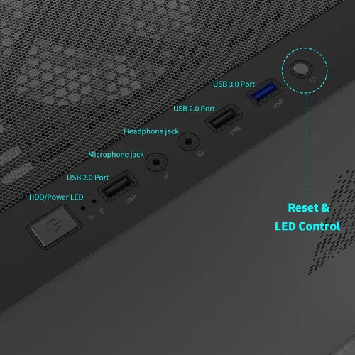 Zalman кутия за компютър Case ATX - N7 PLUS - 7 fans included, Tempered Glass - image 17