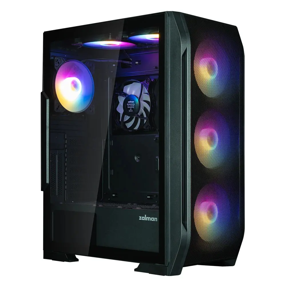 Zalman кутия за компютър Case ATX - N7 PLUS - 7 fans included, Tempered Glass - image 2