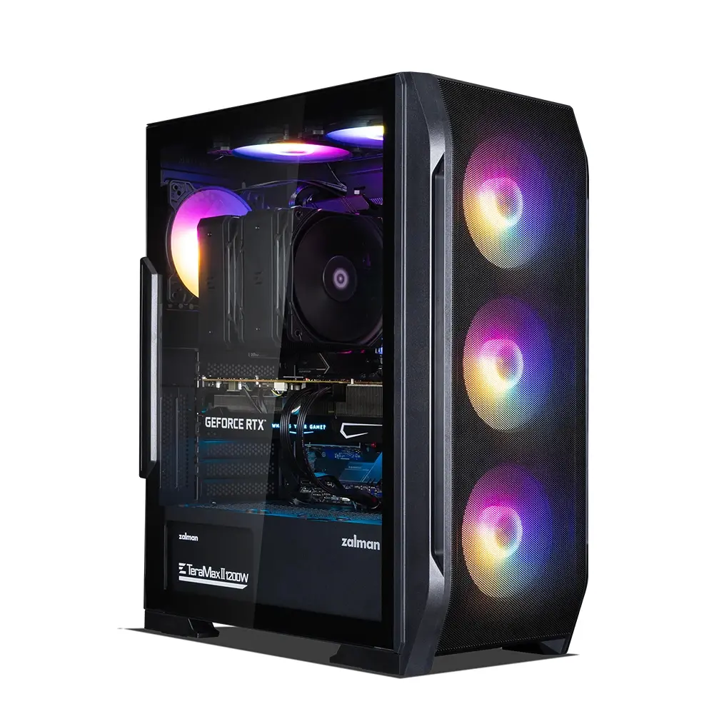 Zalman кутия за компютър Case ATX - N7 PLUS - 7 fans included, Tempered Glass - image 7