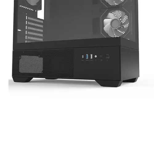 Zalman кутия Case ATX - Chronix BLACK - 3 x 120 mm A-RGB, USB-C, Tempered Glass - image 6